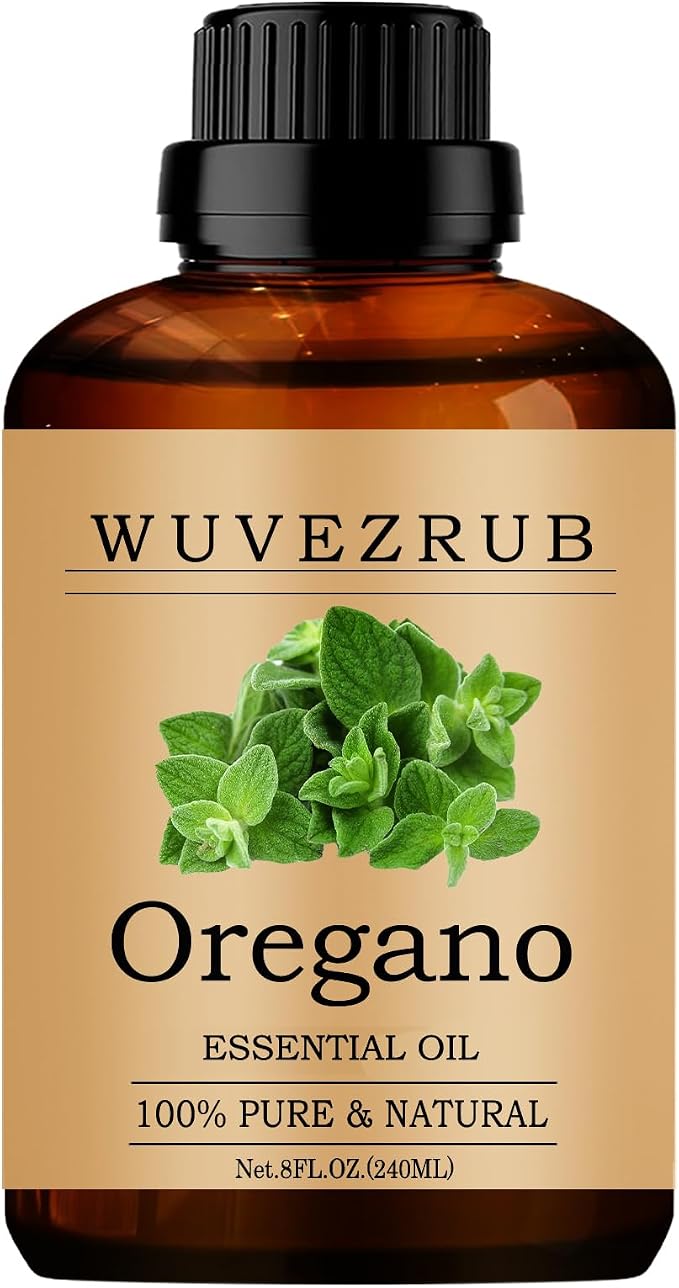 Oregano Essential Oils, 240ML Pure and Natural Essential Oil by WUVEZRUB