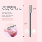 MelodySusie 4mm Barrel Shape Cuticle Clean Nail Drill Bit 3/32'', Professional - Image 5