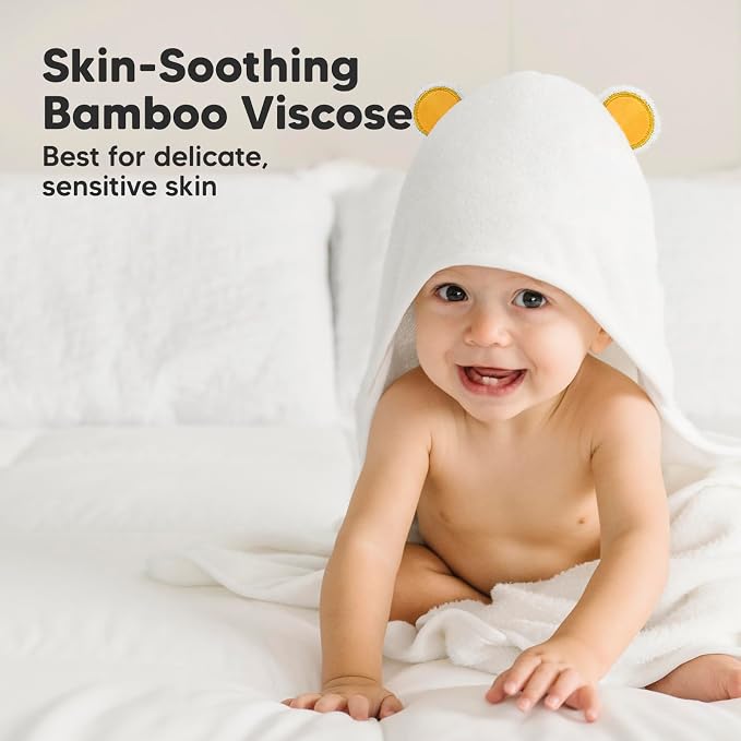 KeaBabies Hooded Baby Towel for Newborn - Image 3