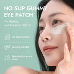 MIZON Cicaluronic Vegan De-puffing Eye Gel Patch, 24K Gold & Cica Under Eye Mask - Image 2