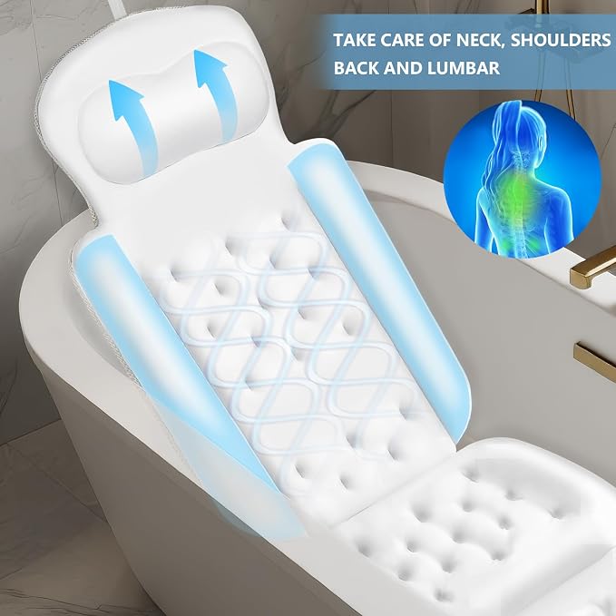 Full Body Bath Pillow, Luxury Bath Cushion - Image 7