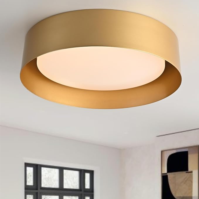 Bargeni Flush Mount Ceiling Light, 12.5 inch LED Ceiling Light Fixture by Bargeni