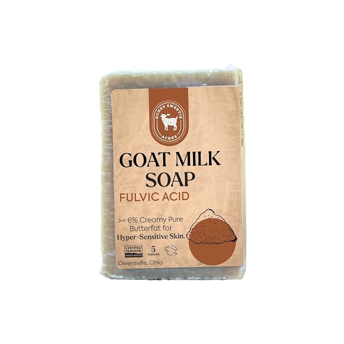 Honey Sweetie Acres Fulvic Acid Goat Milk Soap by HoneySweetieAcres