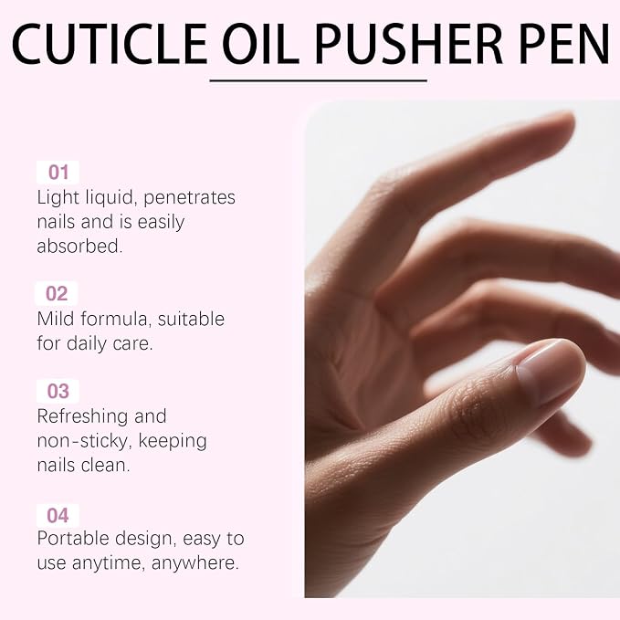 Ceramic Nail Polish Brush Pen, 2-In-1 Nail Cuticle Care Oil Pen, Nail Care Tool - Image 4