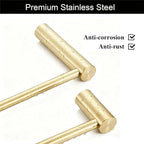 Towel Racks for Bathroom, NEWRAIN 30 inch Double Bath Towel Bar Wall Mounted - Image 5