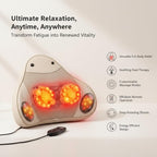 Back Massager with Heat, 4D Shiatsu Kneading Deep Tissue Electric Massager - Image 3