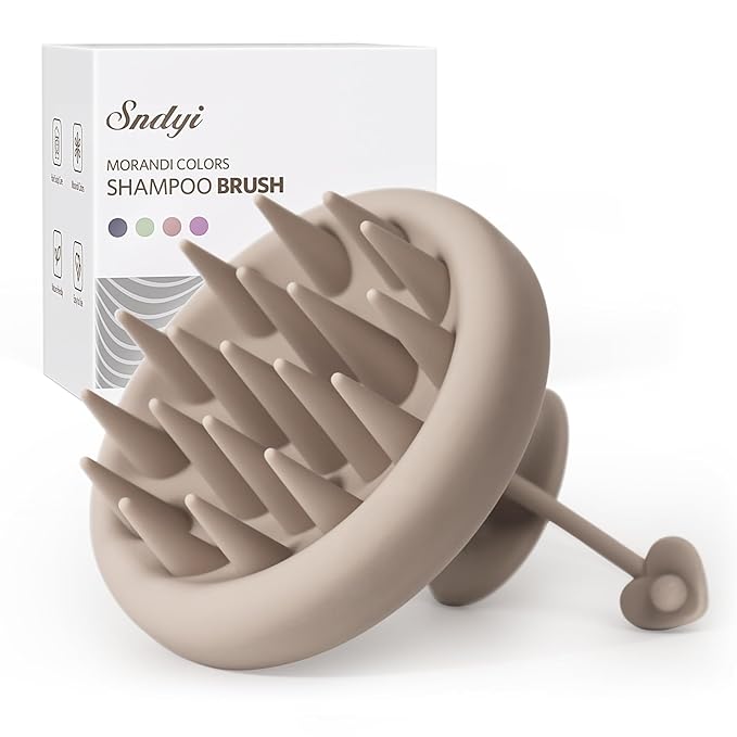 Sndyi Silicone Scalp Massager Shampoo Brush, Hair Scrubber by Sndyi