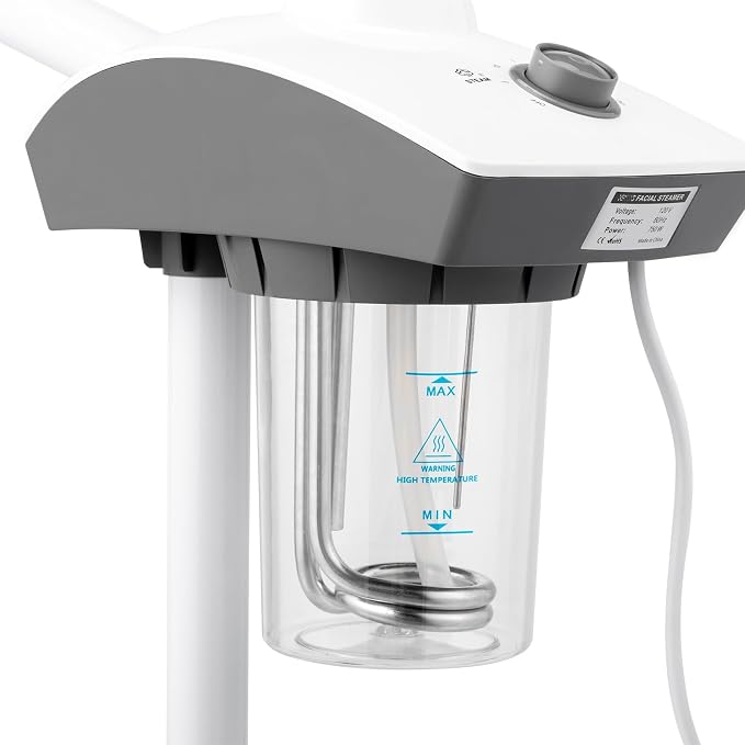 Facial Steamer with 0-30 Minute Adjustable Timer, Aromatherapy Face Spa Mist - Image 4