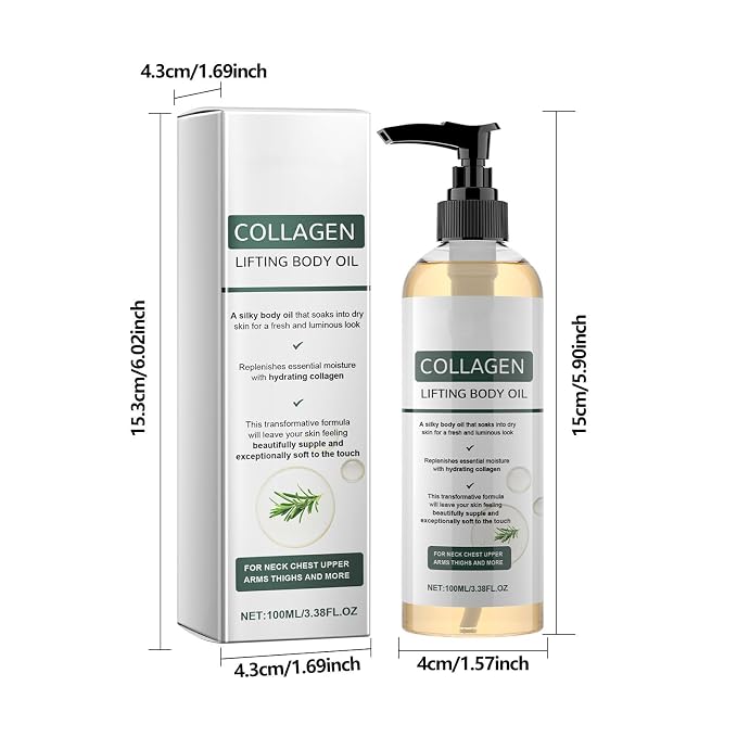2 Pcs Collagen Lifting Body Oil, Anti-Aging Wrinkle Removal & Collagen Lifting - Image 6