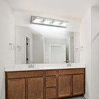 SineRise LED Modern Bathroom Vanity Light Fixtures, Matte White Modern Acrylic - Image 4