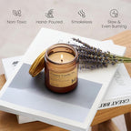 M&SENSE CreamyVanillaPie Scented Christmas Candle Gift, Aromatherapy Candle Set - Image 4