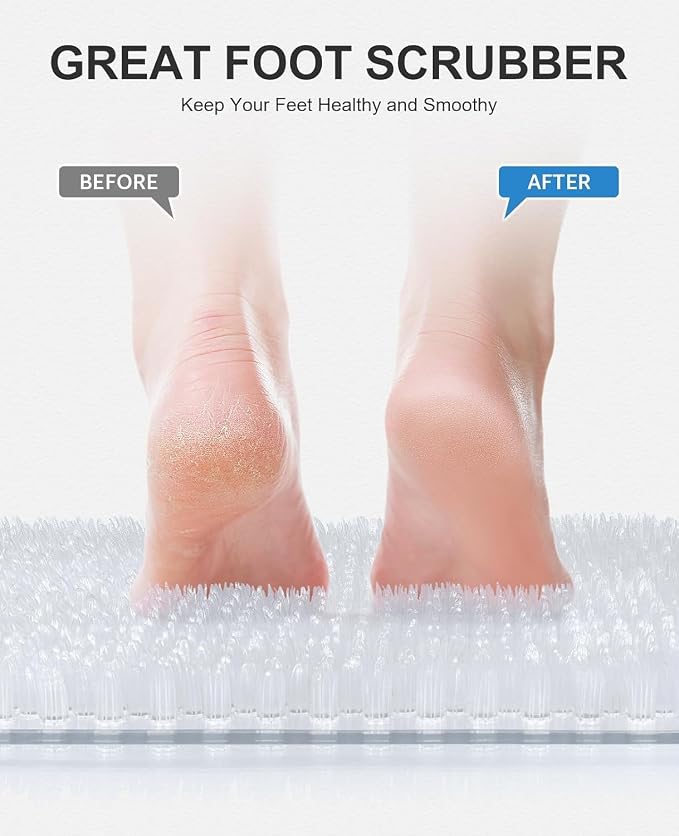 OTHWAY Non Slip Grassy Bathtub Mat : 27.5X15.7 inches Sturdy But Soft Bath - Image 7