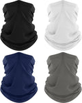 ROXUN 4 Pack Neck Gaiter, Cooling Breathable Face Mask UV Protection Scarf by Roxun