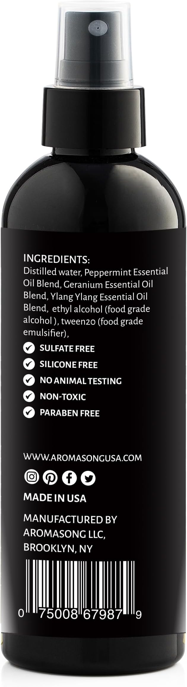Aromasong Bamboo & Honey Pillow Spray - Image 7
