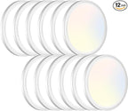 12PACK LED Flush Mount Ceiling Light Fixture, 3000K-4000K-6500K & 100W by CeilingLights