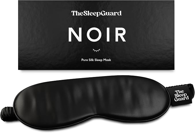 TheSleepGuard Pure Silk Sleep Mask Light Blocking Travel Essentials. Eye Masks by TheSleepGuard