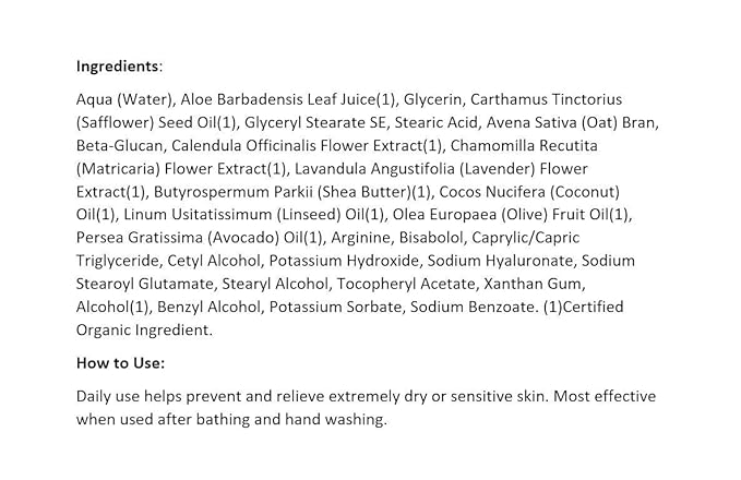 Avalon Organics Hand & Body Lotion, Aloe Unscented, 32 Oz - Image 3