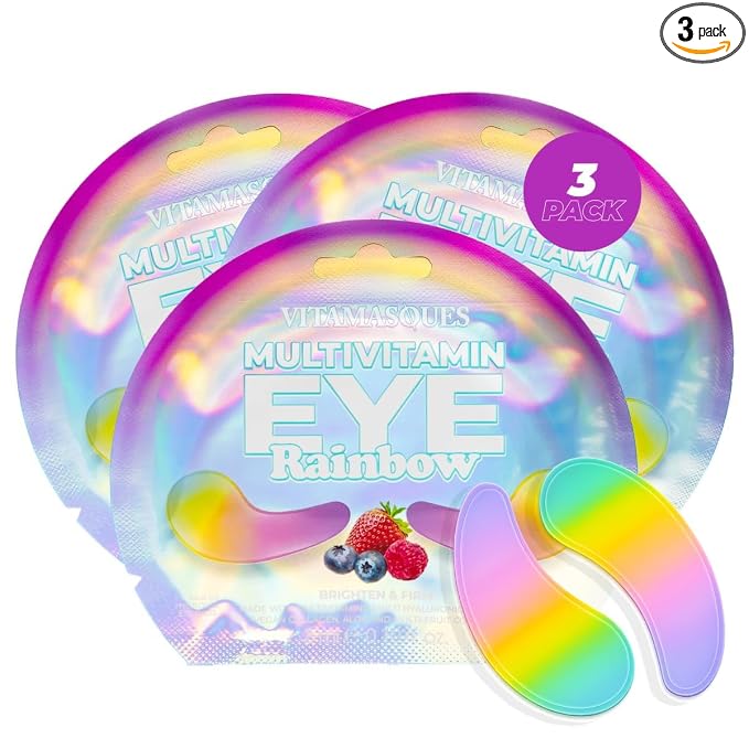 Vitamasques Multivitamin Rainbow Eye Pads 3-Pack by Vitamasques