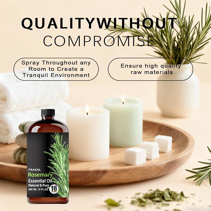 Rosemary Essential Oil, Rosemary Oil 16 Fl Oz 480 ML - Image 2
