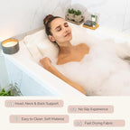 Bathtub Tray and Full Body Bath Pillow Set - Image 7