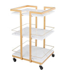 Esthetician Cart with Wheels Utility Salon Rolling Trolley, Tattoo Manicure by OmySalon
