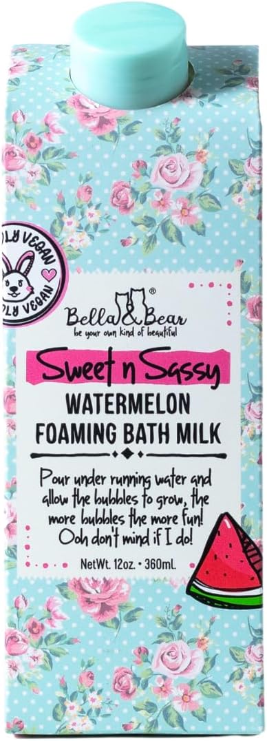 Bella & Bear Sweet n Sassy Watermelon Foaming Bath Milk by BellaandBear