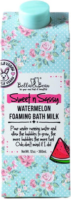 Bella & Bear Sweet n Sassy Watermelon Foaming Bath Milk by BellaandBear