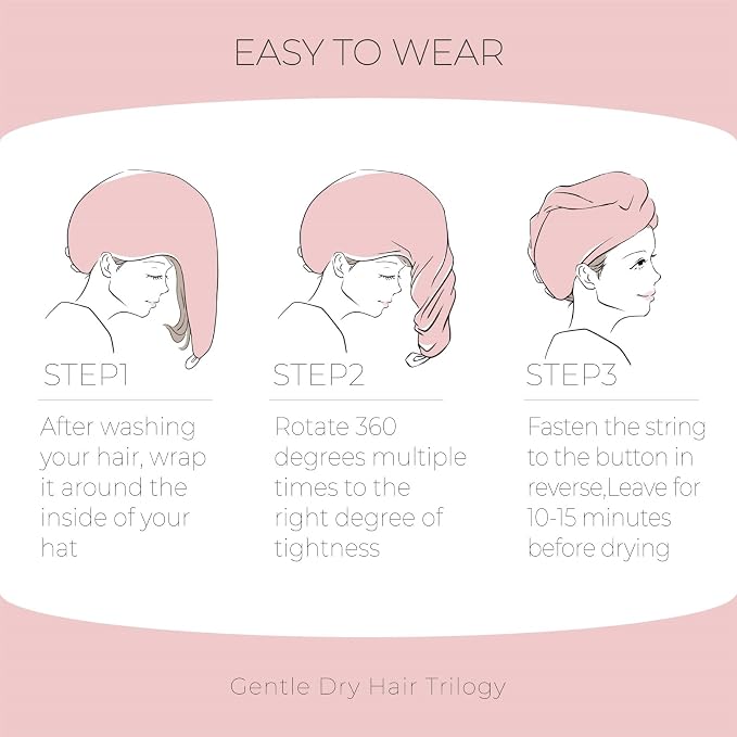 MaopaoBeauty Microfiber Hair Towel Wrap - Image 6