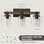 GoYeel Bathroom Light Fixtures Over Mirror - Image 3