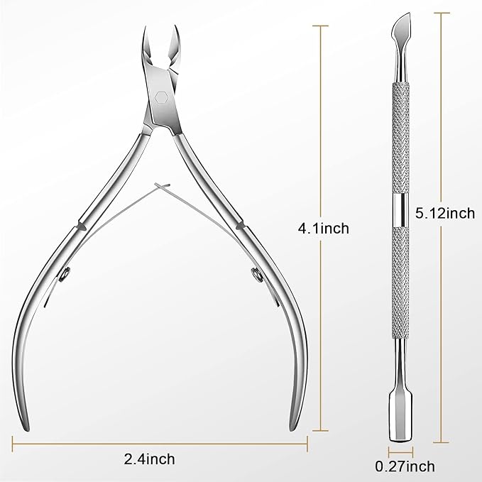 Cuticle Trimmer with Cuticle Pusher - Image 6
