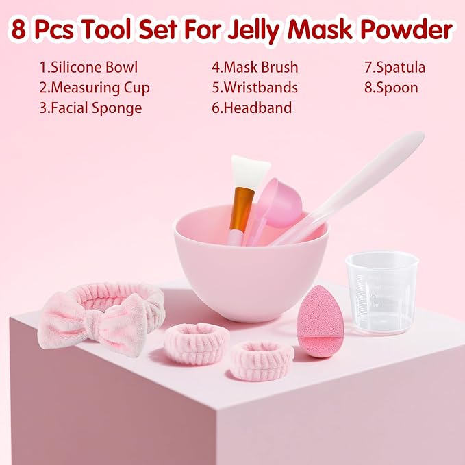Pjordo Jelly Masks for Facials Professional, Vampire Jelly Mask Powder - Image 6