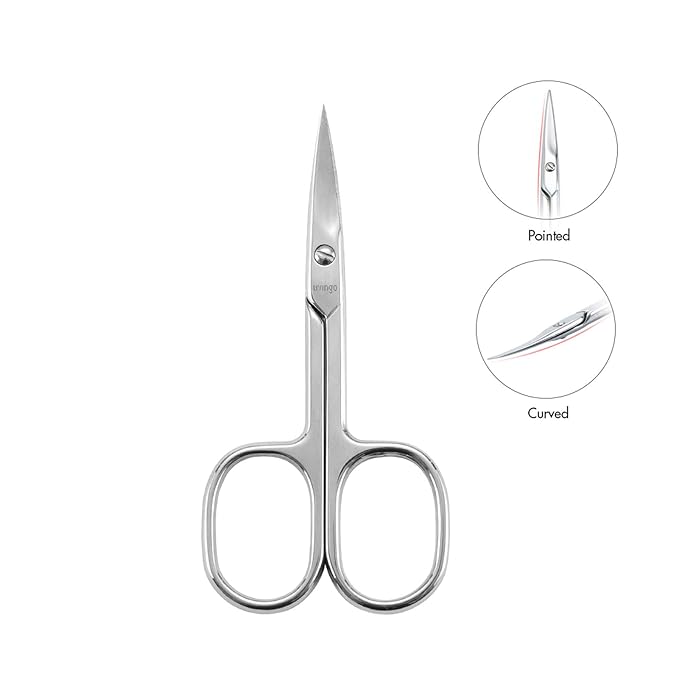 LIVINGO Premium Manicure Scissors Multi-purpose Stainless Steel Cuticle - Image 3