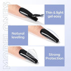 modelones Gel Top Coat, Acrylic Nails Soak Off Nail Lamp Nail Art Home and - Image 5