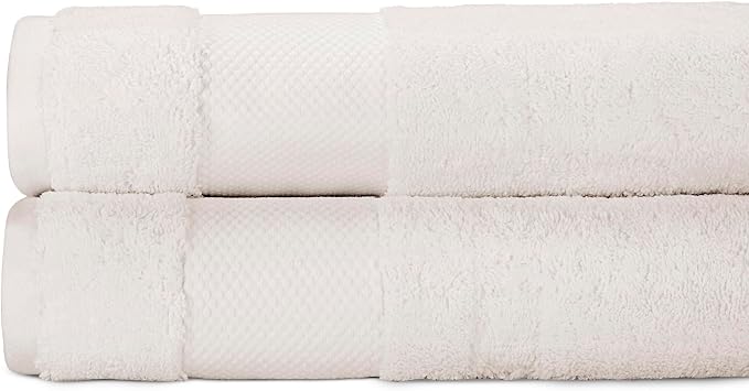 BIOWEAVES 100% Organic Cotton 700 GSM Plush Bath Towels 30" x 58" GOTS Certified by BIOWEAVES
