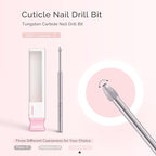 MelodySusie Cuticle Clean Nail Drill Bit 3/32'', Professional Safety Carbide - Image 2
