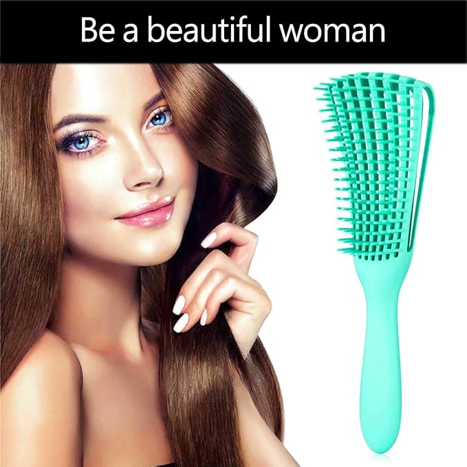 Detangling Brush for Women's Afro American/African 3a to 4c Kinky, Coily Hair - Image 5