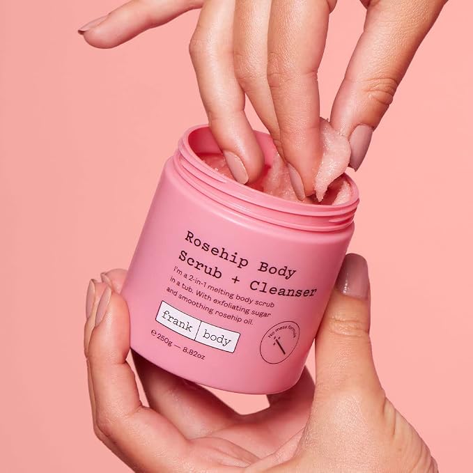 frank body Rosehip Body Scrub & Cleanser | Fades Marks & Softens Skin - Image 6