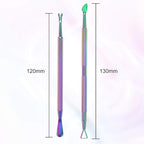 Cuticle Pusher Nail Polish Remover Stainless Steel Manicure Tool Set Gel Nail - Image 6