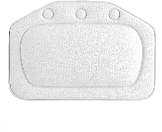 Bath Pillow, Bathtub Head Neck Support, Soft Foam Padded Spa Tub Headrest Back by Haofy