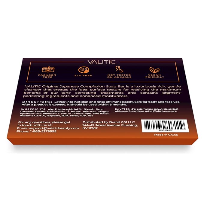 Valitic Kojic Acid Dark Spot Remover Soap Bar - Image 3