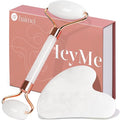 BAIMEI IcyMe Jade Roller & Gua Sha Set Face Roller and Gua Sha Facial Tools by BAIMEI