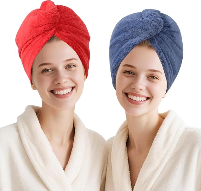 Microfiber Hair Drying Towel Wrap by Unknown