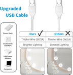 LED Vanity Mirror Lights with 12 Stick On Dimmable Bulbs, 3000K 4500K 6500K & - Image 3