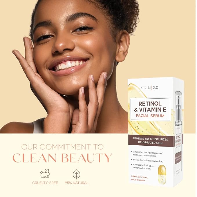 Skin 2.0 Retinol & Vitamin E Face Serum - Image 8