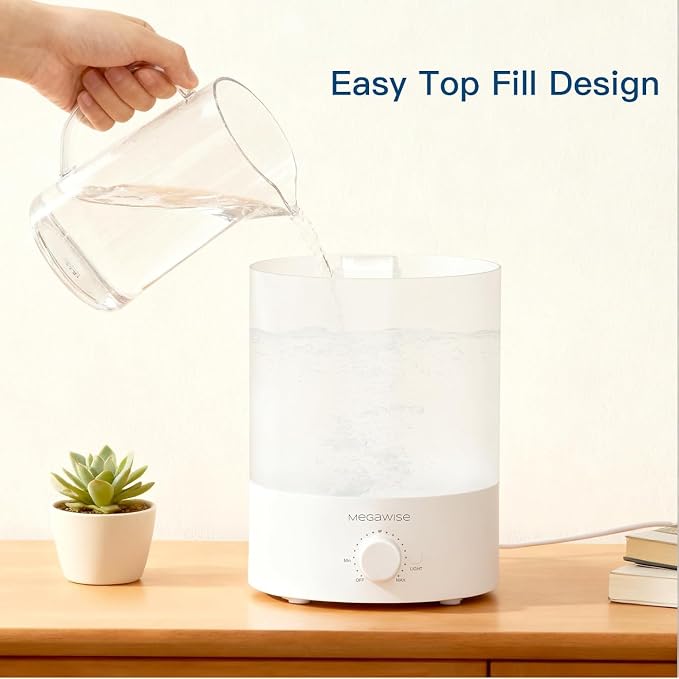 MEGAWISE 3.5L Cool Mist Humidifier – Ultra-Quiet Ultrasonic Vaporizer - Image 5