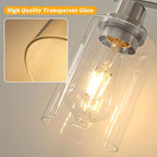 Unicozin 4-Light Bathroom Light Fixtures, Modern Vanity Lights - Image 9