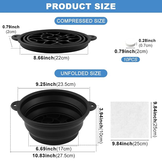 Face Bowl for Ice with Built-In Ice Tray, Collapsible Silicone Facial Ices Bath - Image 2