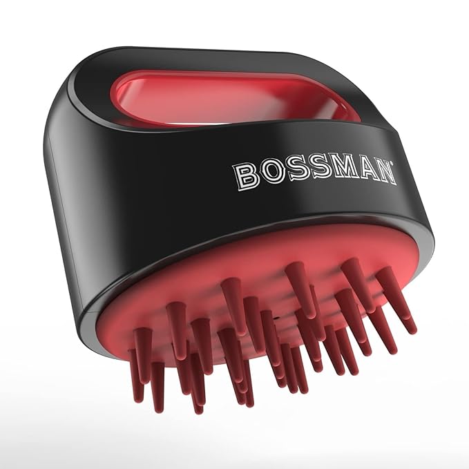 Bossman Titan Shower Scalp Massager – Scalp Exfoliator Brush – Ergonomic by Bossman