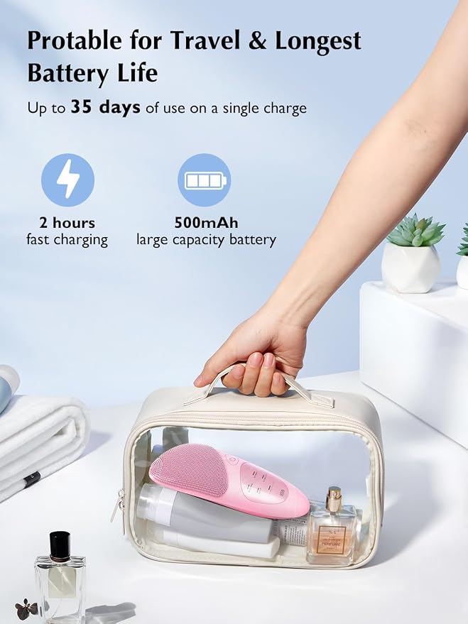 COSLUS JMY05 Facial Cleansing Brush Silicone Face Scrubber: Waterproof - Image 7