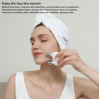 Stainless Steel Bunny Gua Sha & Face Roller, Cryo Rabbit Massager - Image 4